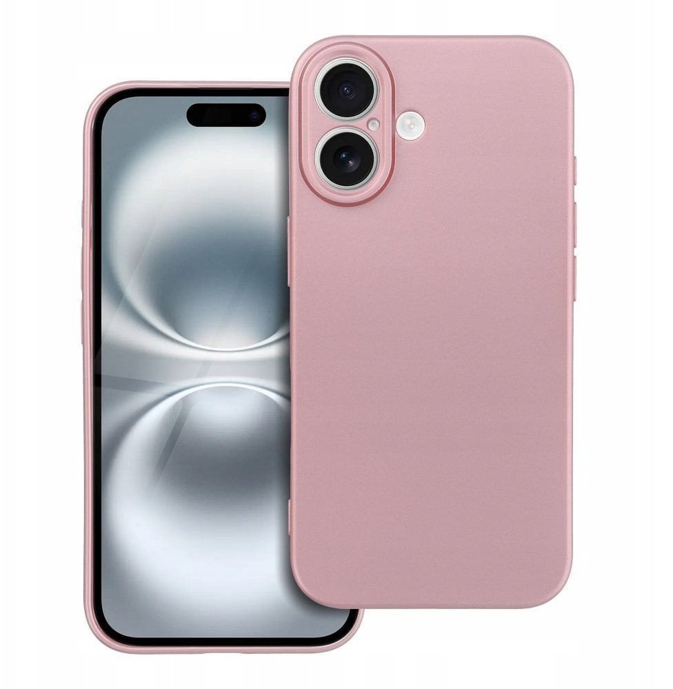 Futerał METALLIC do IPHONE 17 różowy