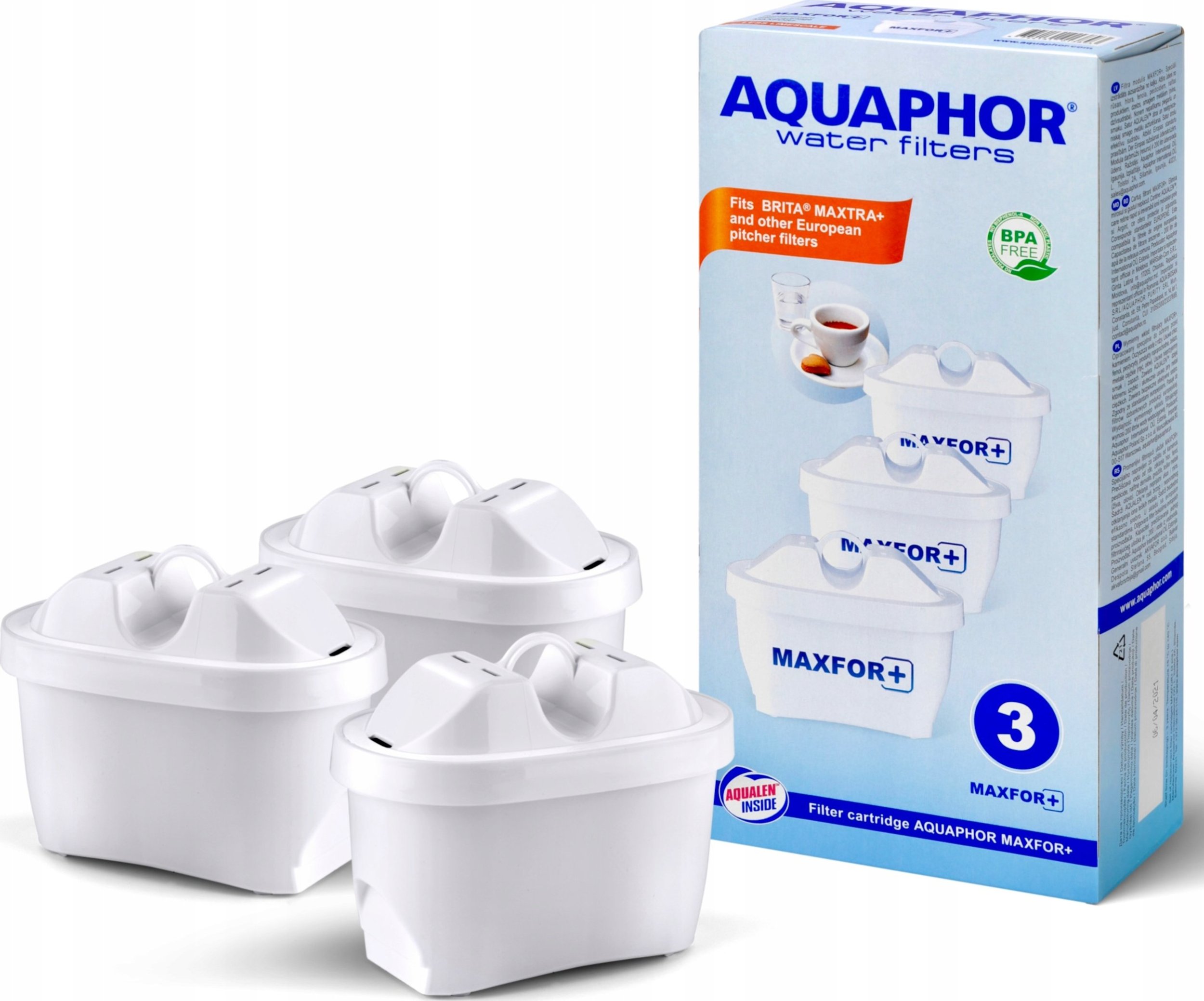 Wkład filtrujący Aquaphor Maxfor+ 3 szt.