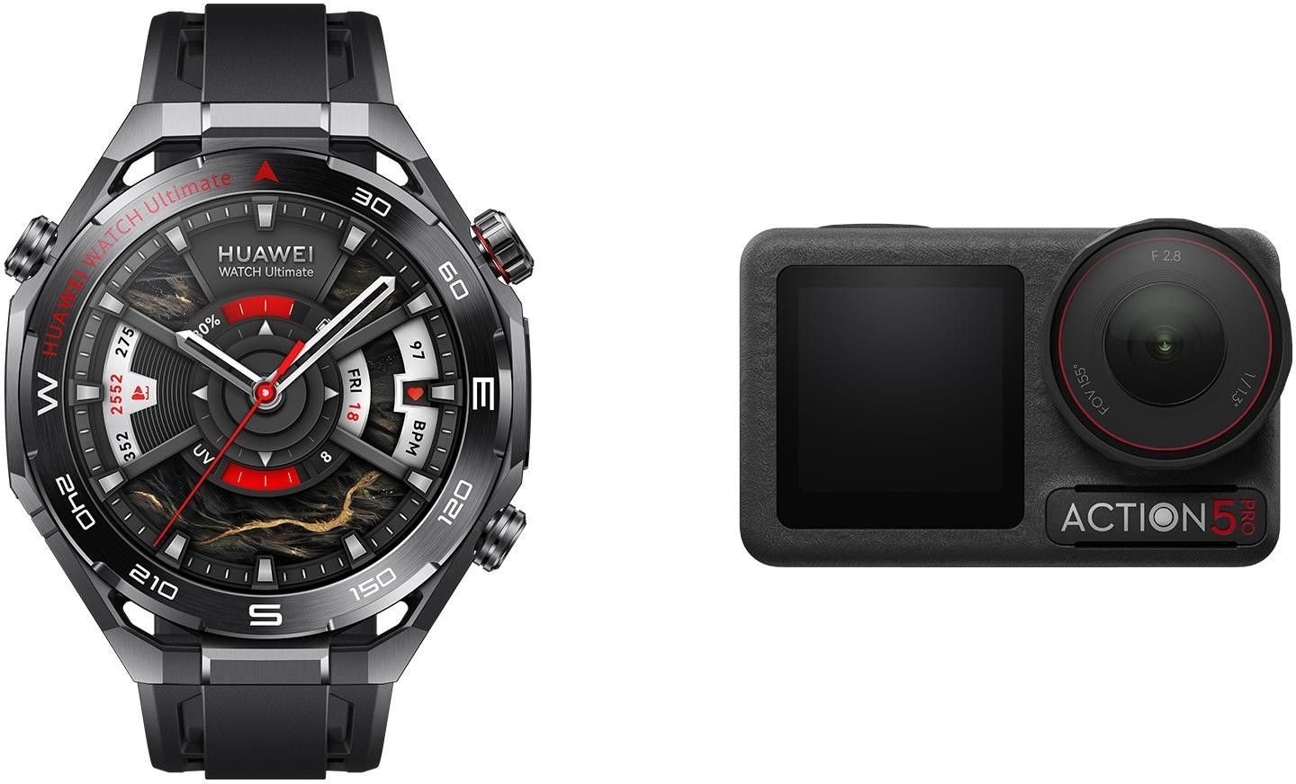 Smartwatch Huawei Watch Ultimate 2 + DJI Osmo Action 5 Pro Czarny