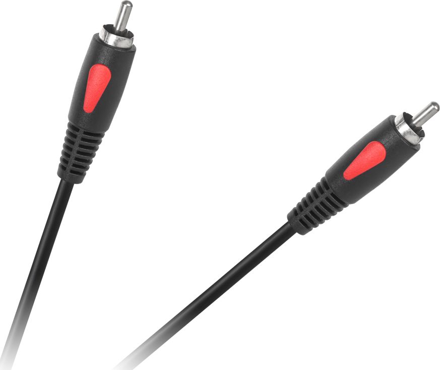 Kabel Cabletech RCA (Cinch) - RCA (Cinch) 0.5m czarny (KPO4000-0.5)