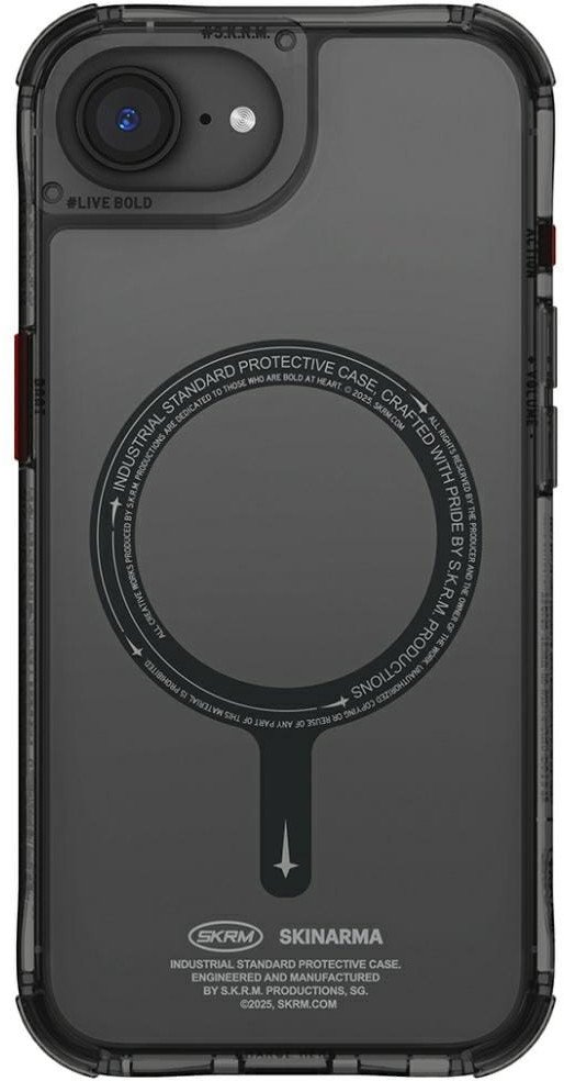 Etui Skinarma Saido MagSafe do iPhone 16e czarny