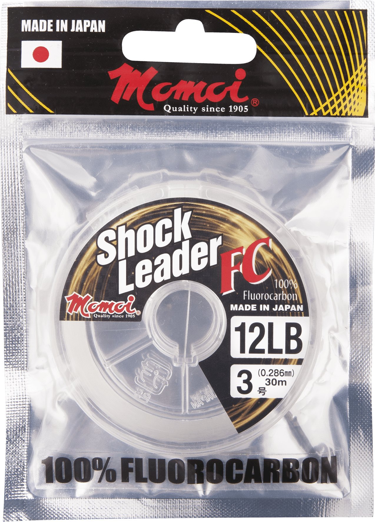 MOMOI Fluorocarbon Momoi Shock Leader Clear