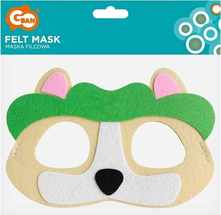 GoDan Maska filcowa psia brygada tropiciel 18x12cm