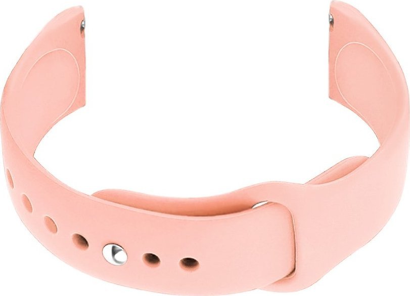 Pasek gumowy do zegarka U21 22mm - różowy