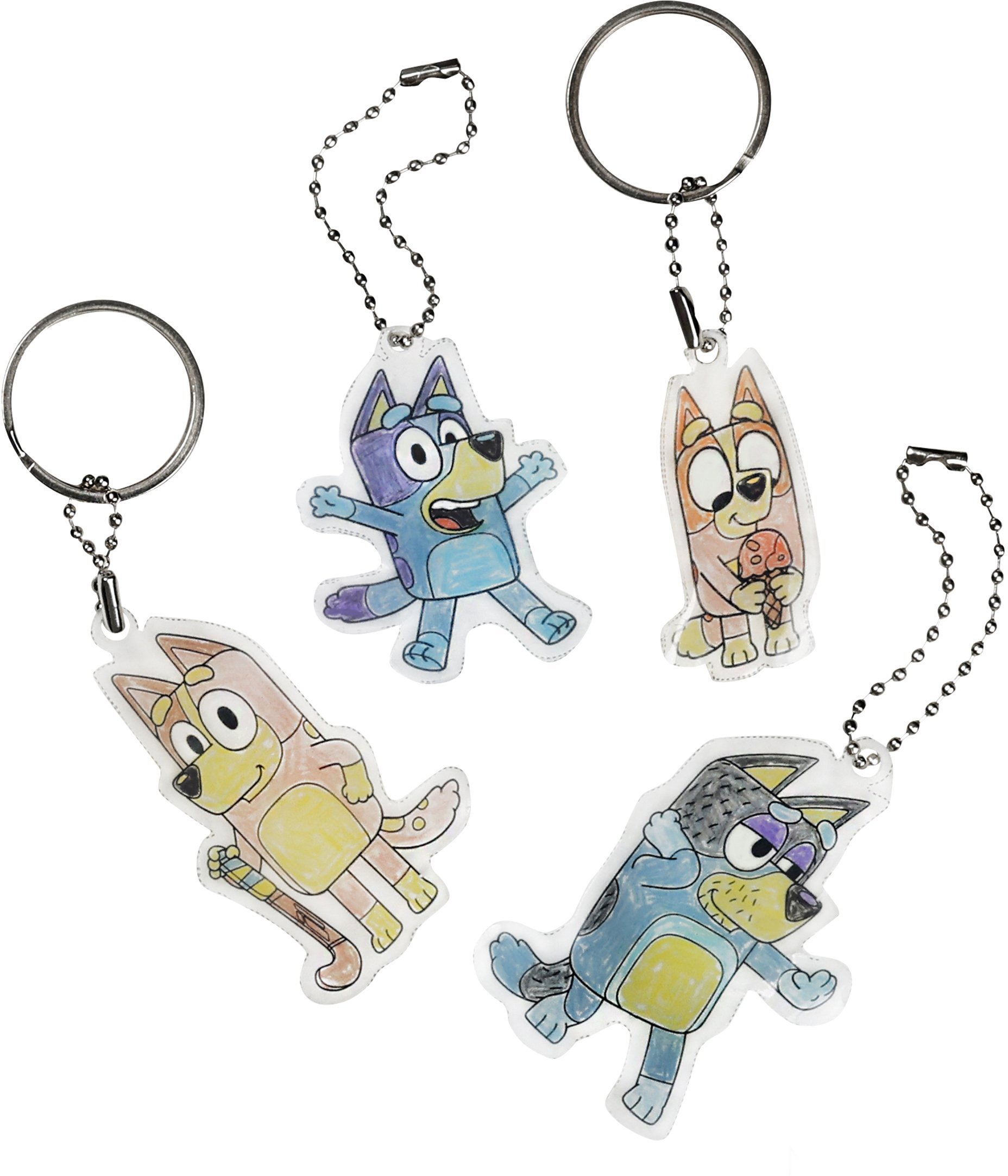 Zestaw artystyczny breloczki Bluey