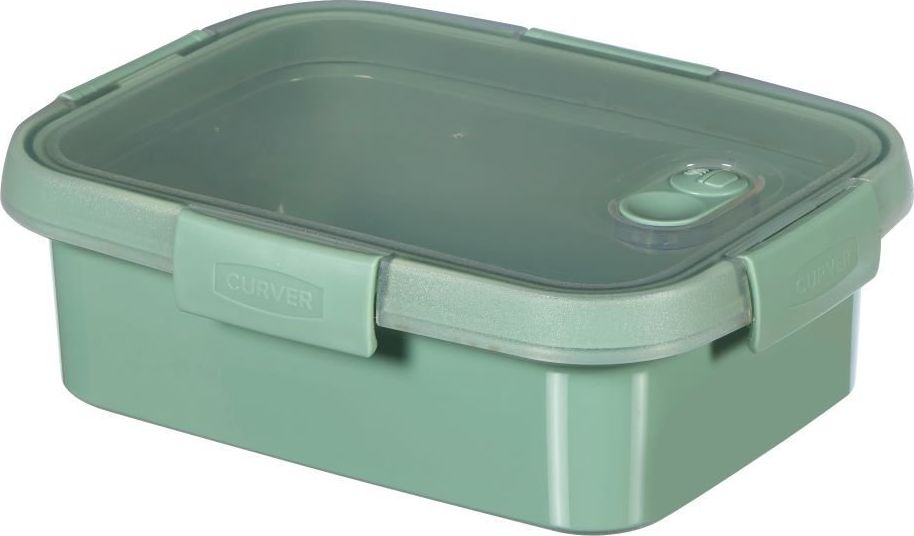 Curver Lunchbox Curver Pojemnik do Przechowywania Żywności do Mikrofali 1L Prostokątny + Sztućce EKO