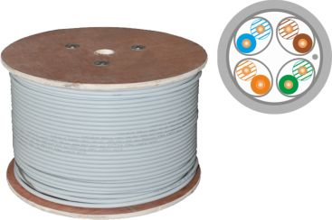 Alantec Alantec-F-FTP kabel 4x2x23AWG kat.6A LSOH B2ca 500m