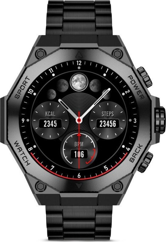 Smartwatch Ksix Titanium Czarny (S1906685)
