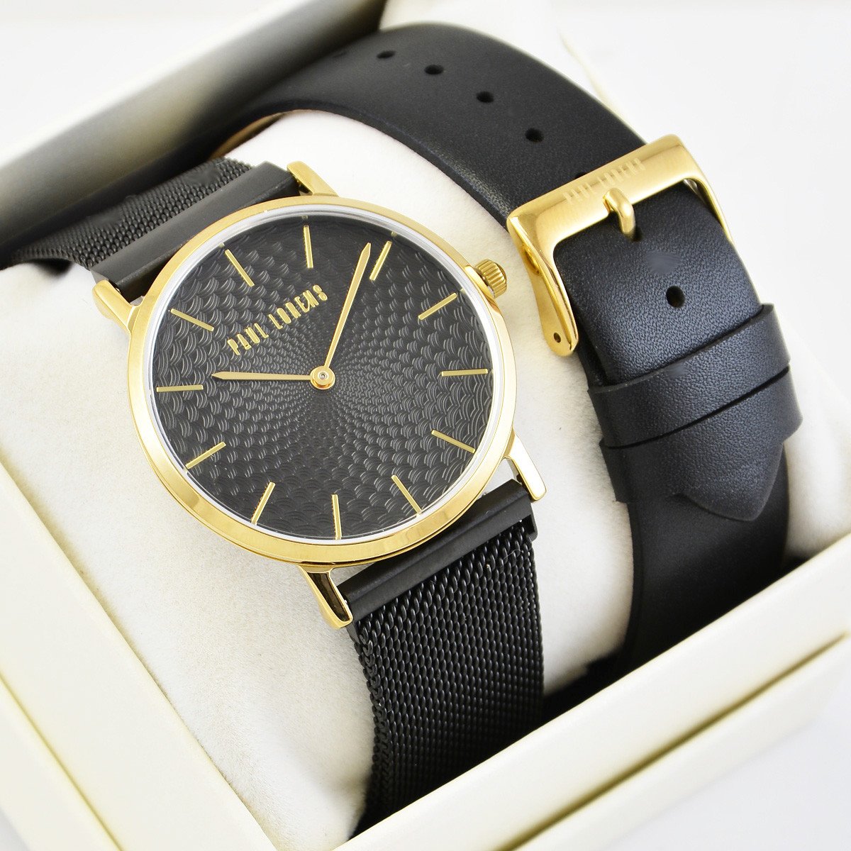 Zegarek damski Paul Lorens SEFIRA PL8709A1-1A2 z dwoma paskami