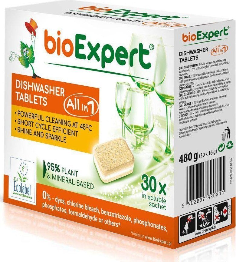 bioExpert tabletki do zmywarki All in 1 30szt