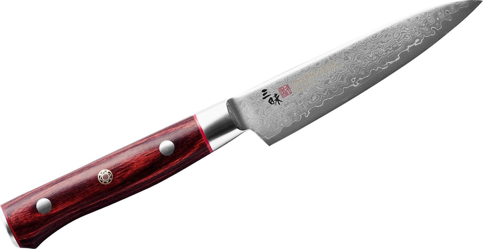 Mcusta Nóż kuchenny Mcusta Zanmai Classic Pro Damascus Flame uniwersalny 11cm HFR-8001D uniwersalny