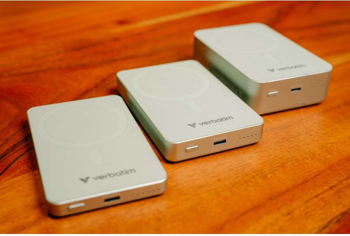 Powerbank Verbatim Powerbank Charge 'n' Go Essentials Magnetic Wireless 10000mAh USB-C PD 3.0 Green