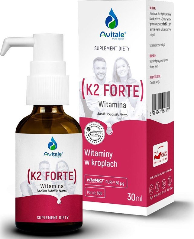Avitale AVITALE WITAMINA K2 FORTE (VITA MK7) 50MCG KROPLE 30ML