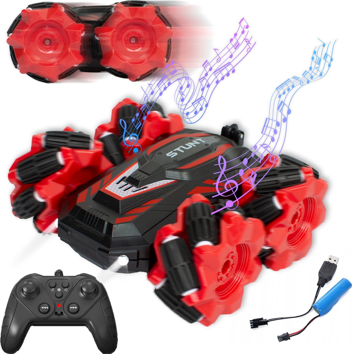 Heckermann Samochód RC zdalnie sterowany Heckermann TEC25441 (8867E) Czerwony