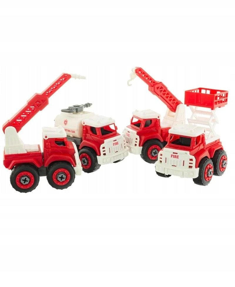 ZESTAW KONSTRUKCYJNY POJAZDY STRAŻ DO SKRĘCANIA