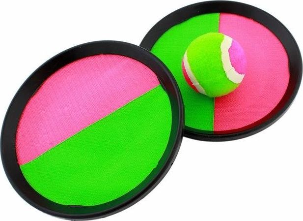 KidsToys AG625 GRA PALETKI NA RZEP Z PIŁKĄ CATCH BALL uniwersalny