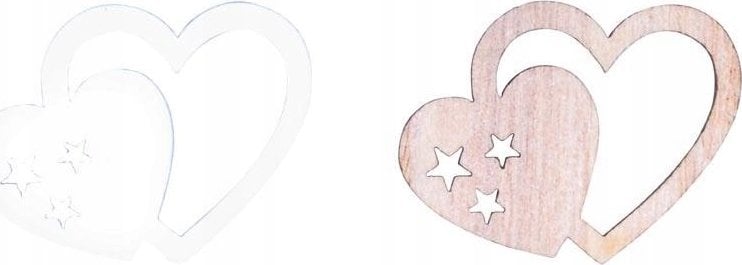 MFP paper serce dekoracja 12 szt. mix 2,5cm 8886443