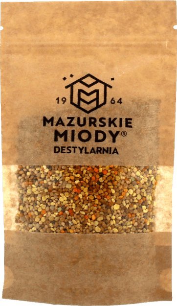 Mazurskie Miody Pyłek pszczeli, kwiatowy w woreczku eco Mazurskie Miody 100g