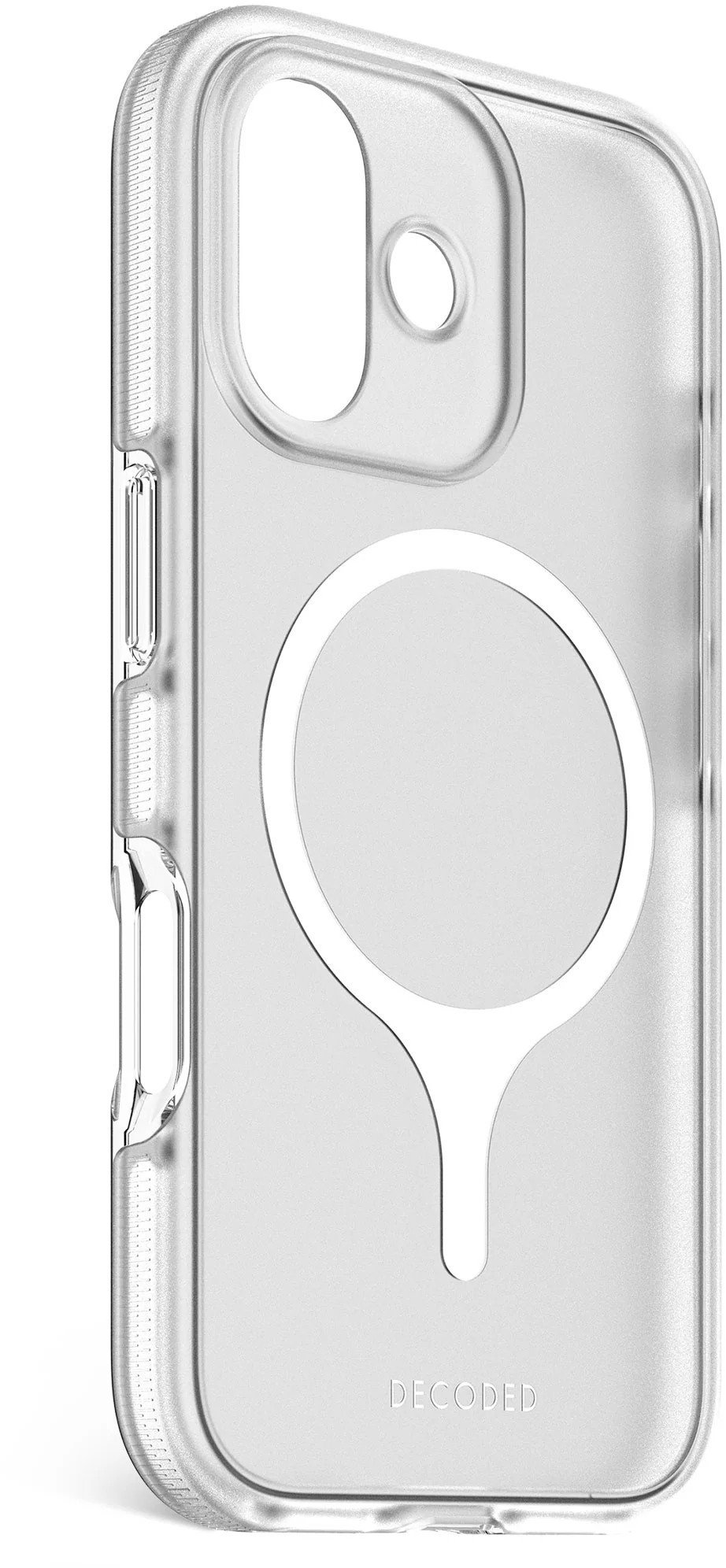 Decoded DropTec Transparent Backcover - obudowa ochronna do iPhone 17 kompatybilna z MagSafe (frosted white)