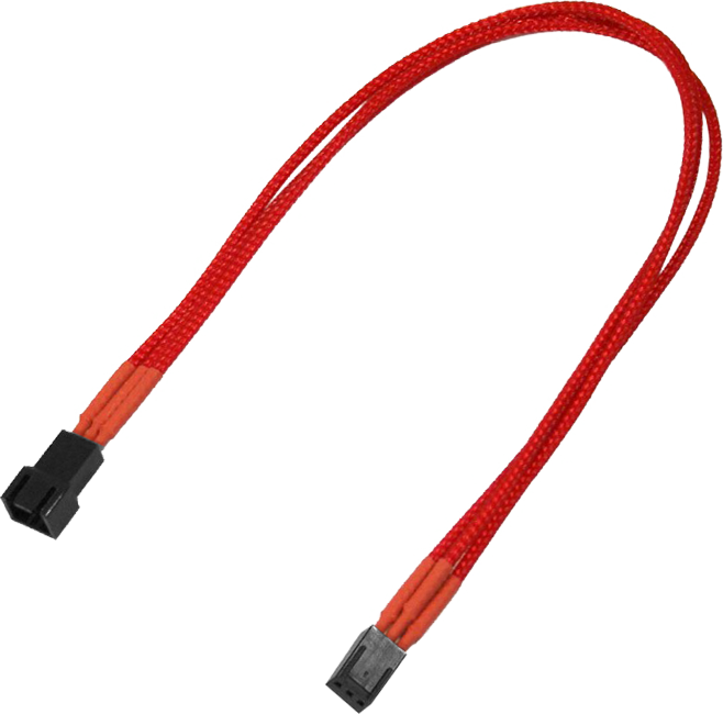 Nanoxia 3-pin - 3-pin, 0.3m, Czerwony (900300017)