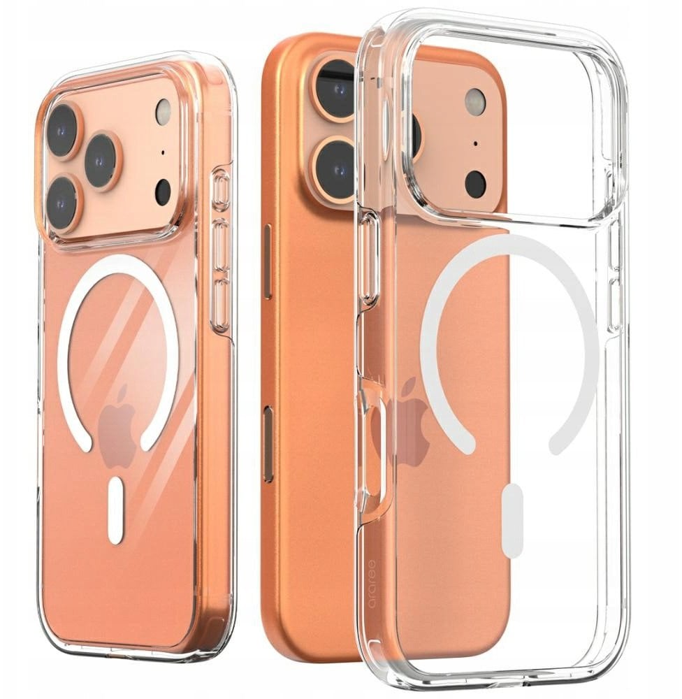 Araree Duple M MagSafe Case for iPhone 17 Pro Clear