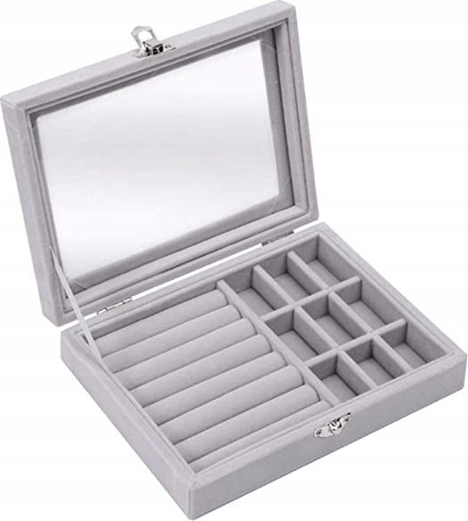 Korbi SZKATUŁKA ETUI PUDEŁKO ORGANIZER NA BIŻUTERIĘ KOLCZYKI PIERŚCIONKI B6