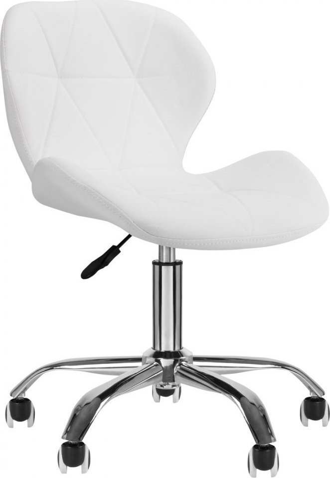 Activeshop Taboret kosmetyczny QS-06 Biały