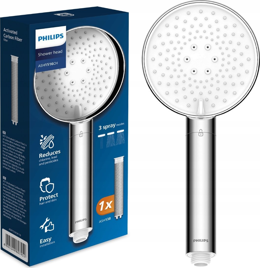 Hama PHILIPS SŁUCHAWKA PRYSZNICOWA Z FILTREM ASH1516CH/10