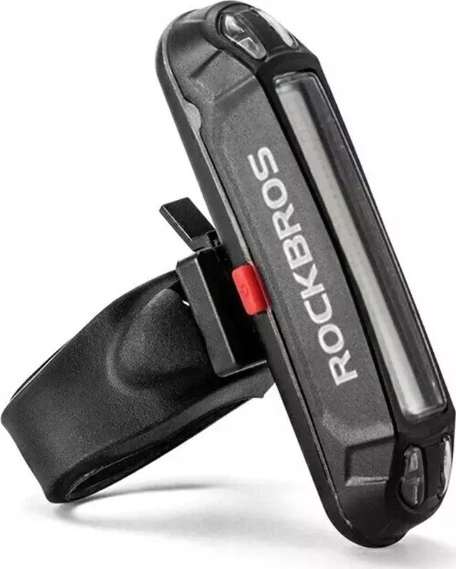 RockBros Lampka rowerowa tylna Rockbros A54BK + kabel micro USB - USB-A - czarna