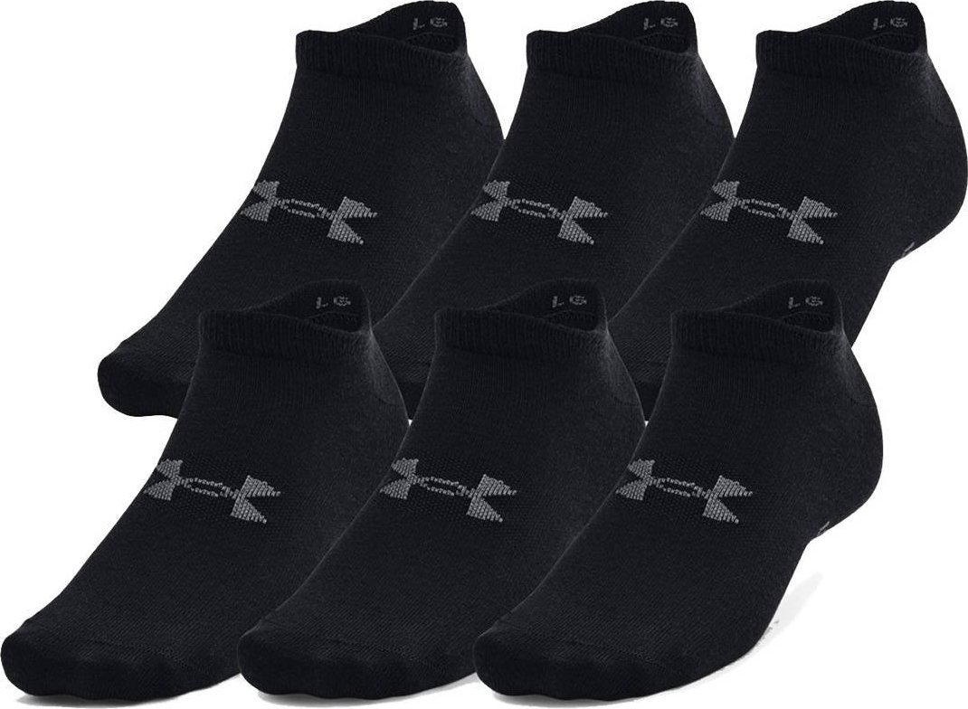 Under Armour Skarpety Essential 6-Pack czarne unisex S