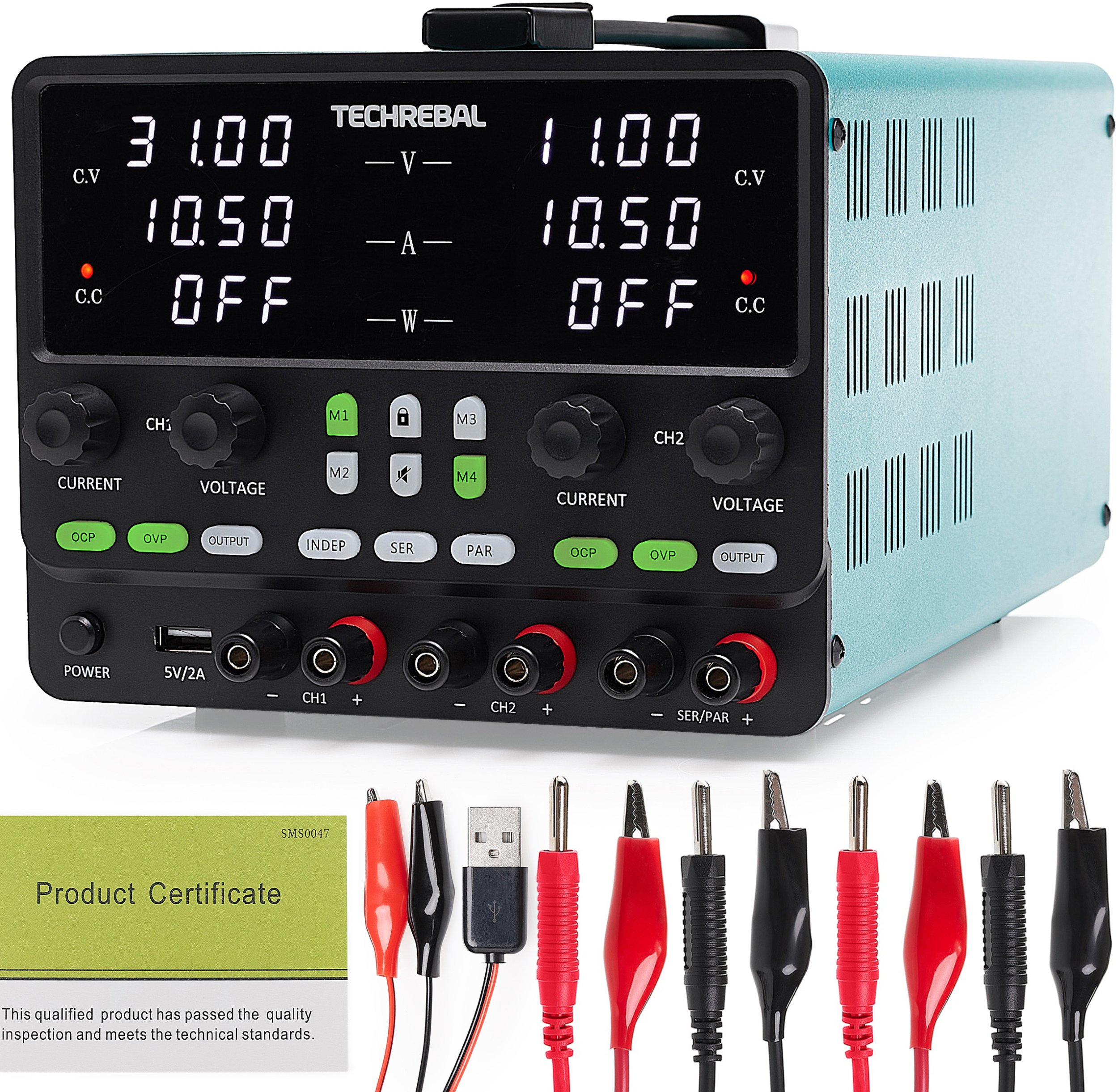 Zasilacz Laboratoryjny Dwukanałowy Regulowany Techrebal SPPS3010-2KD Serwis