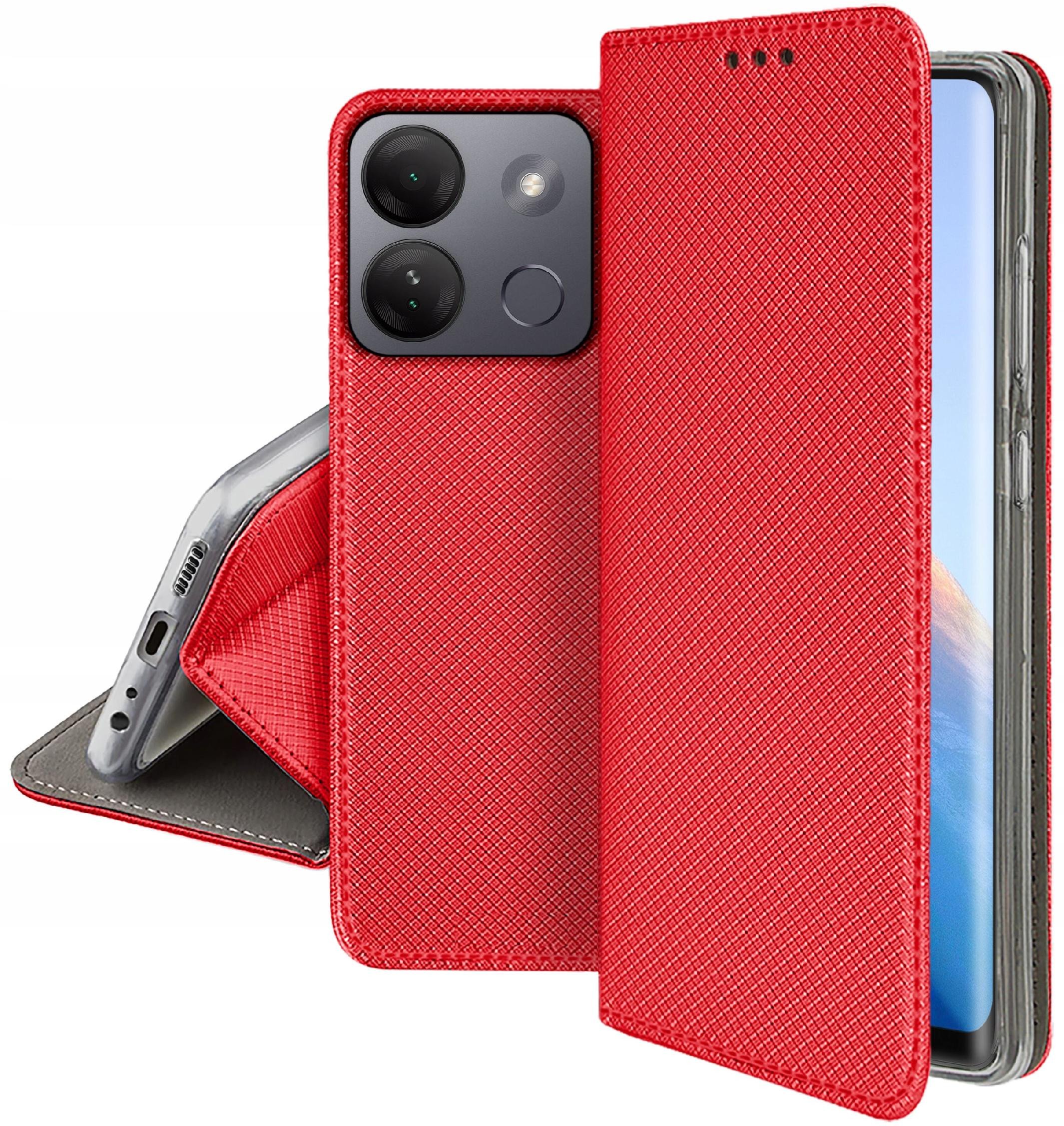 Etui do Infinix Smart 7 HD SMART MAGNET CASE PORTFEL + SZKŁO OCHRONNE 9H