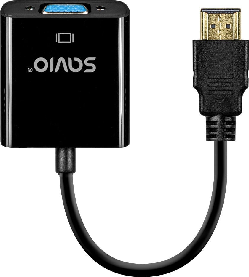 Adapter AV Savio Adapter HDMI-VGA AK-75