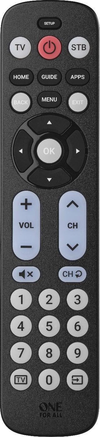 One for All universal remote control Big Buttom Remote 2in1