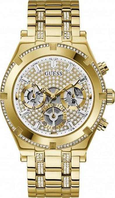 Zegarek Guess Zegarek męski Guess GW0261G2 CYRKONIE złoty