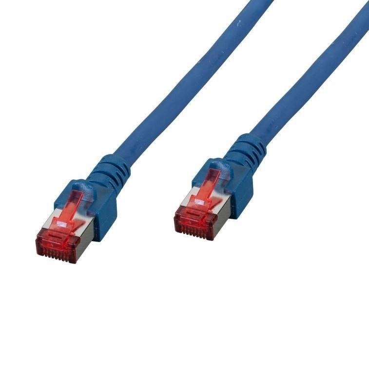 Kabel krosowy patchcord securityNET S/FTP kat.6 niebieski 5m LSZH PC-6SFTPLSZH-BU5