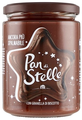 Krem orzechowy z ciasteczkami 580g - Pan di Stelle