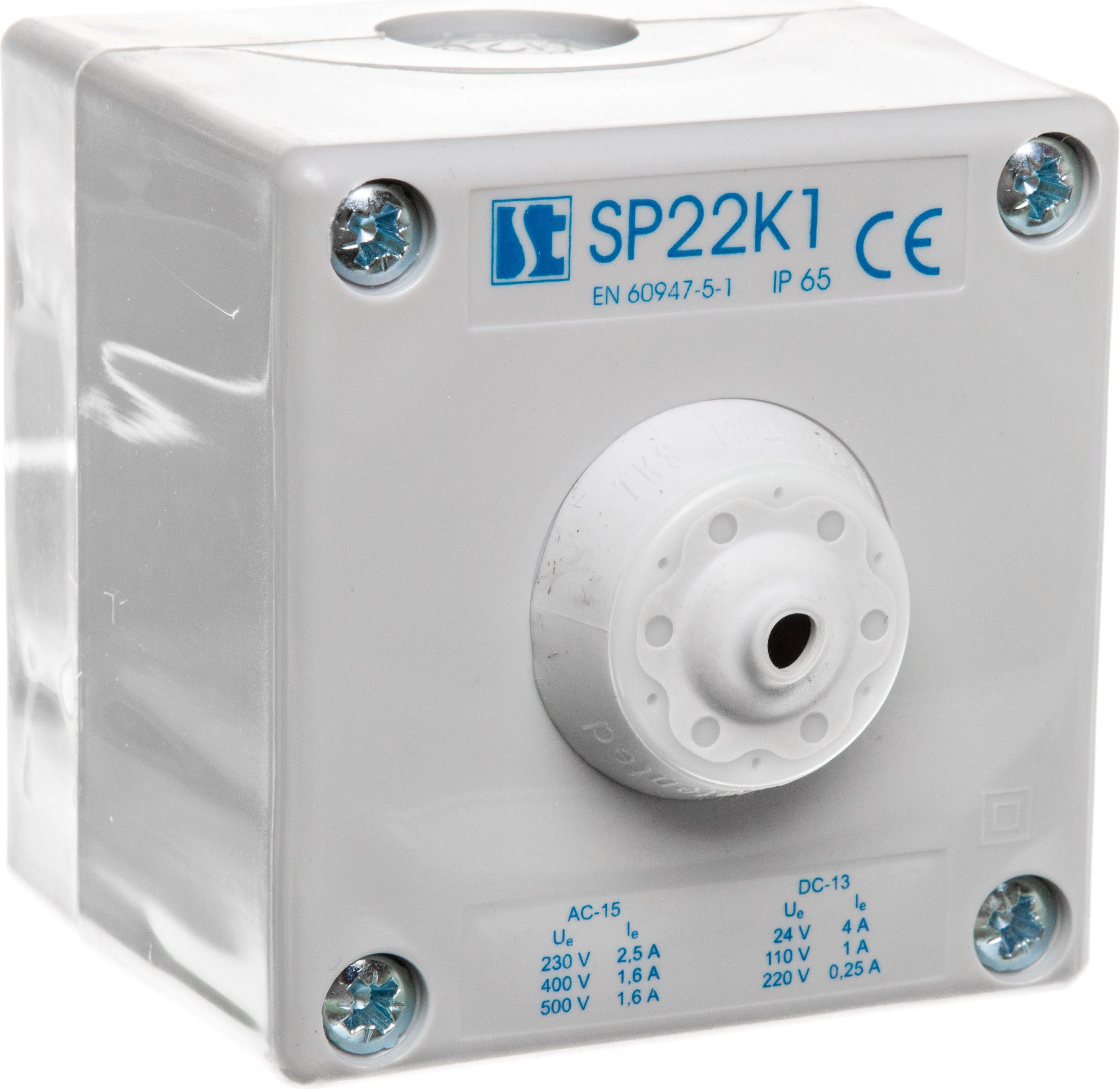 Spamel Kaseta 1-otworowa kompletna bez wyposażenia (SP22K1\00)