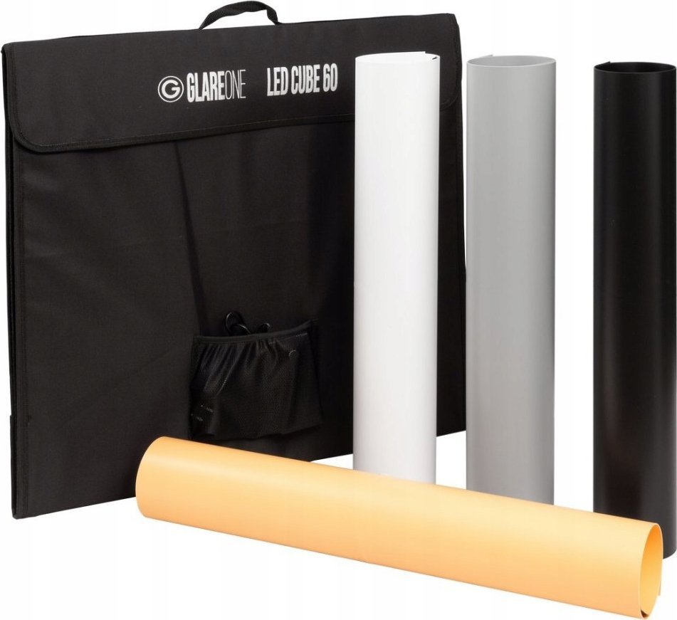 GlareOne LED Cube 40 - namiot bezcieniowy z oświetleniem LED