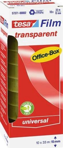 Tesa tesafilm Office Box 10 Rollen 33m 15mm transparent