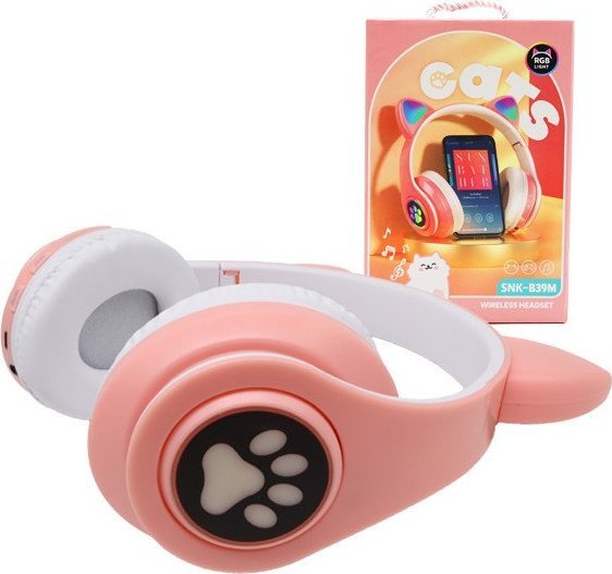 Słuchawki Vega Cat różowe (SNK-B39M)