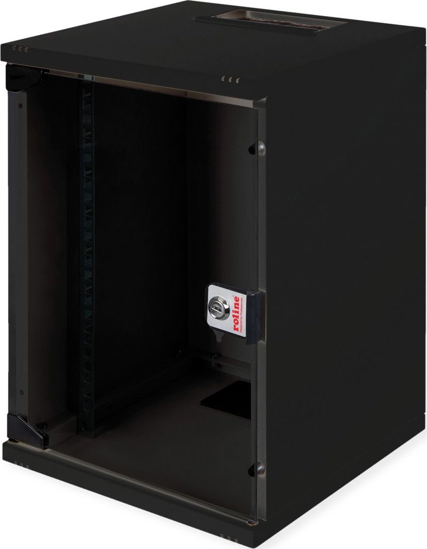 Roline ROLINE Wandgeh�use 10Zoll 9 HE 312x300 BxT Bausatz schwarz