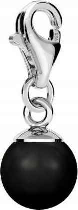 Radziszewska Jewellery Charms Srebrny z Perłą 8mm Różne Kolory 925 DEDYKACJA GRATIS