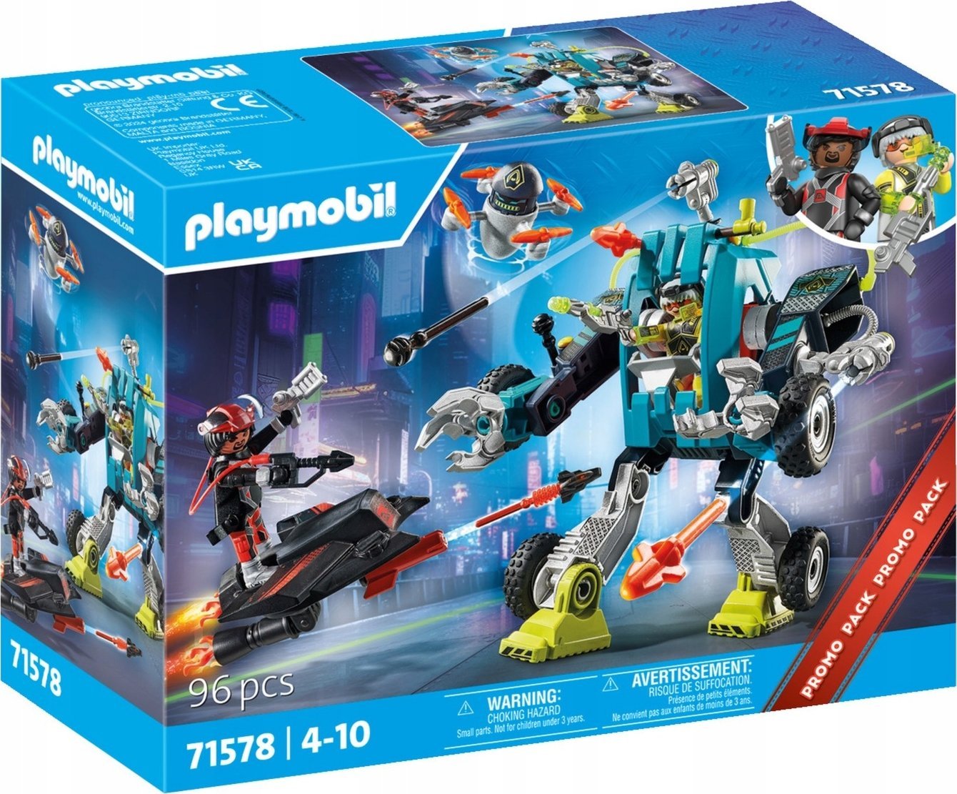 Playmobil Zestaw z figurkami 71578 Robot kontra szybowiec