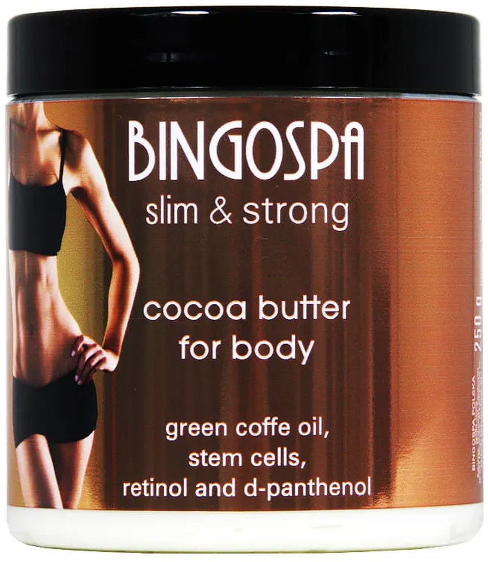 BINGOSPA Slim & Strong Masło kakaowe do ciała 250g