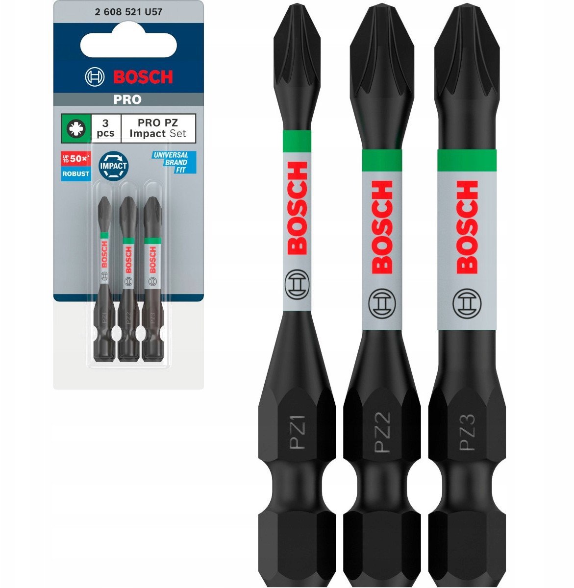 Końcówka wkręcająca PRO PZ Impact Set