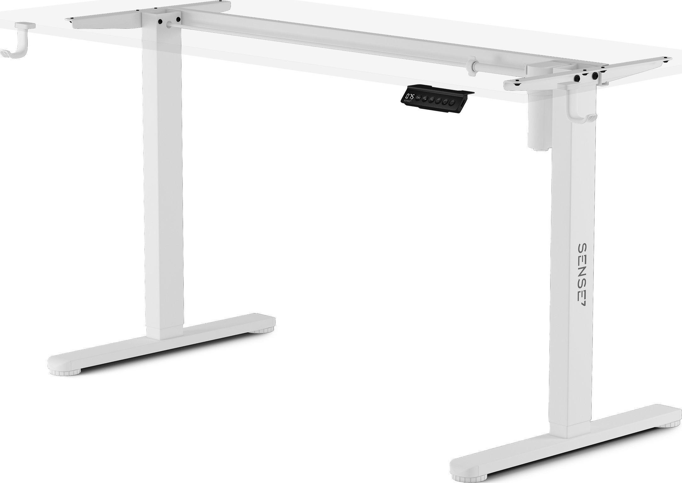 Biurko SENSE7 Rama Biurka elektrycznego biała (bez blatu)