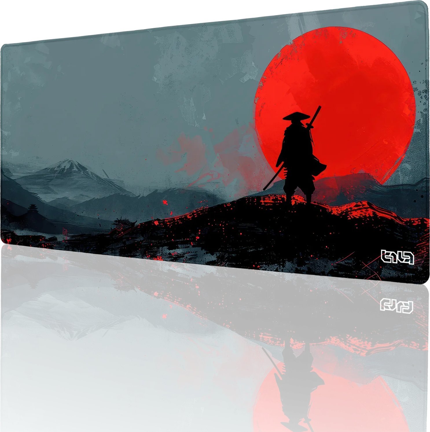 Podkładka Tilt PODKŁADKA GAMINGOWA Grey Samurai 90x40 TILT Wytrzymała XXL XL