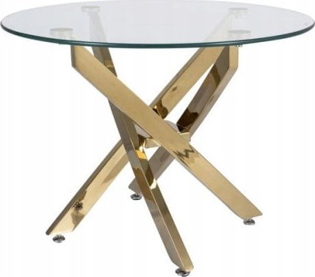 Signal Ława szklana AGIS A transparentny/złoty