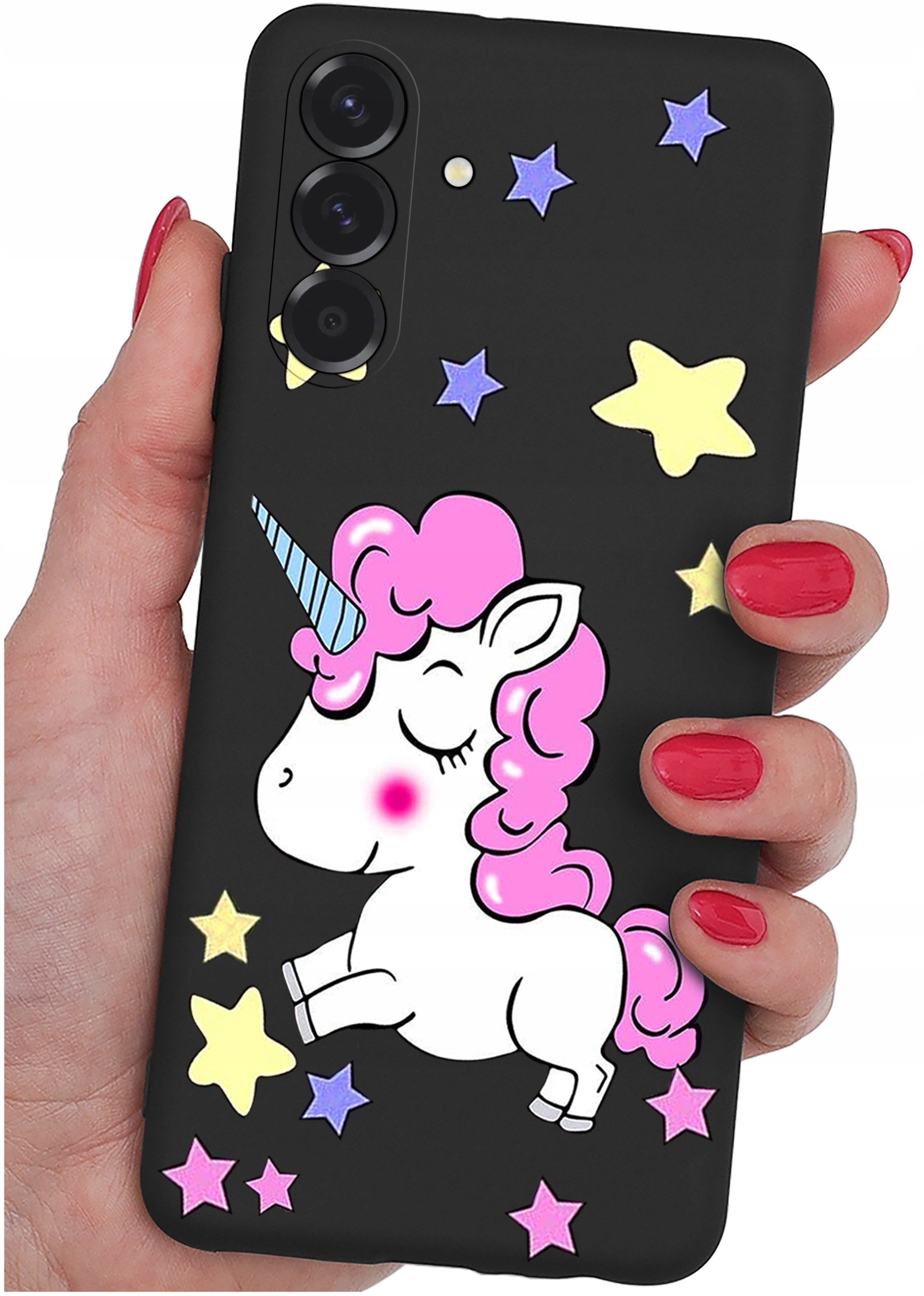 ETUI do Samsung A36 5G | WZORY | SILIKONOWE MATT CASE + SZKŁO 9H